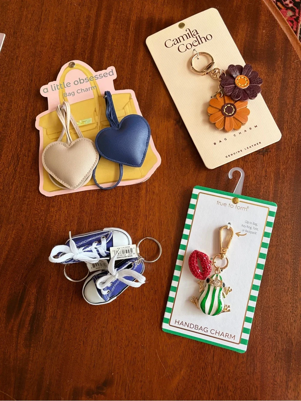 NWT keychain/bag charm choose one